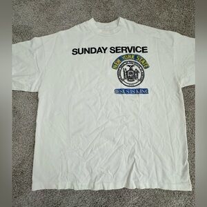 Sunday service Jesus is King t shirt XL